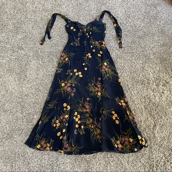 NWOT💙Reformation Nikita Dress - Mademoiselle - Picture 10 of 16